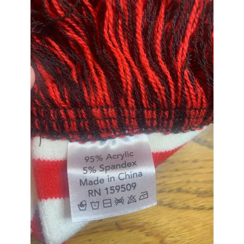 Rensselaer Red & White Fringed Scarf Polytechnical Institute